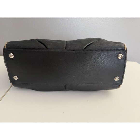 Coach Vintage Black Tote HandBag Black Leather Taylor Spectator F26132 purse - Picture 6 of 12